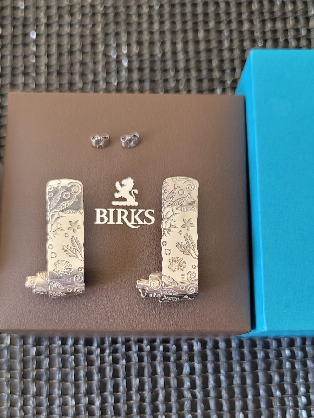Birks Esty Sterling Silver Pierced Earrings